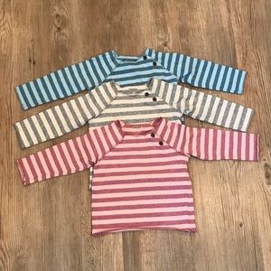 Gymboree girls long sleeve shirt bundle, 6-12 mths